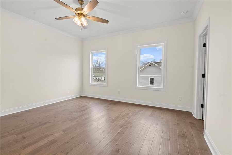 Spacious, unfurnished interior of a new home in Waterside Townhomes, Peachtree Corners (Image 27).
