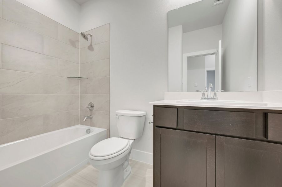 Furnished interior view inside a new home in The Meadows, Denton (Image 12).