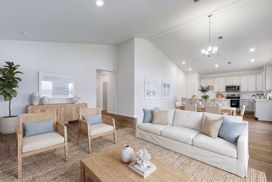 Representative furnished interior of a home built from the Summerville by Beazer Homes in Ambridge, Conway (Image 5).