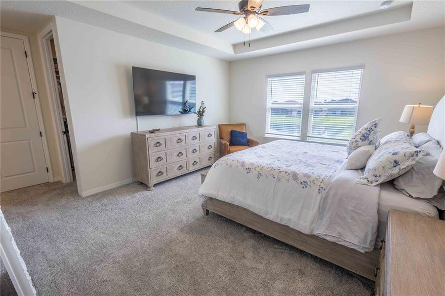 Furnished interior view inside a new home in Parkview Reserve, Orlando (Image 19). Furnished interior view inside a new home in Parkview Reserve, Orlando (Image 19).
