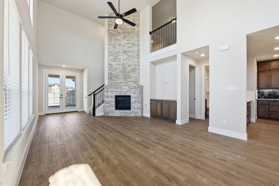 Spacious, unfurnished interior of a new home in Pecan Square: 40ft. lots, Northlake (Image 22).