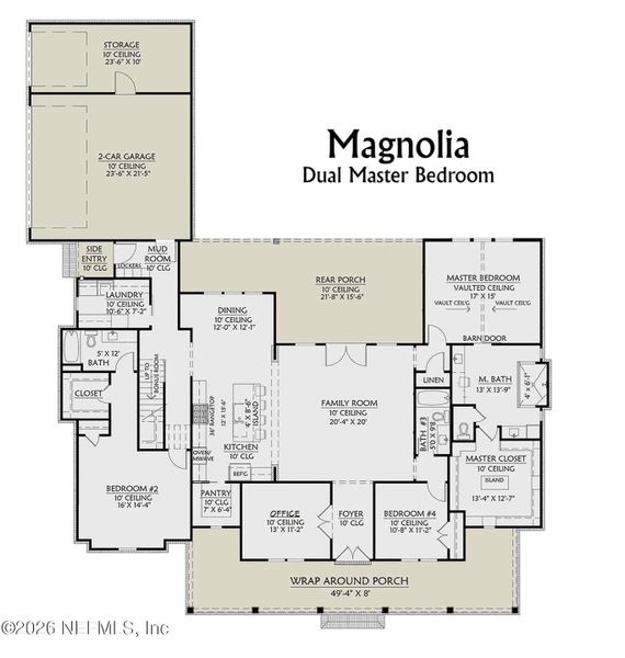2D floor plan layout of this home in , Umatilla, FL (Image 4).
