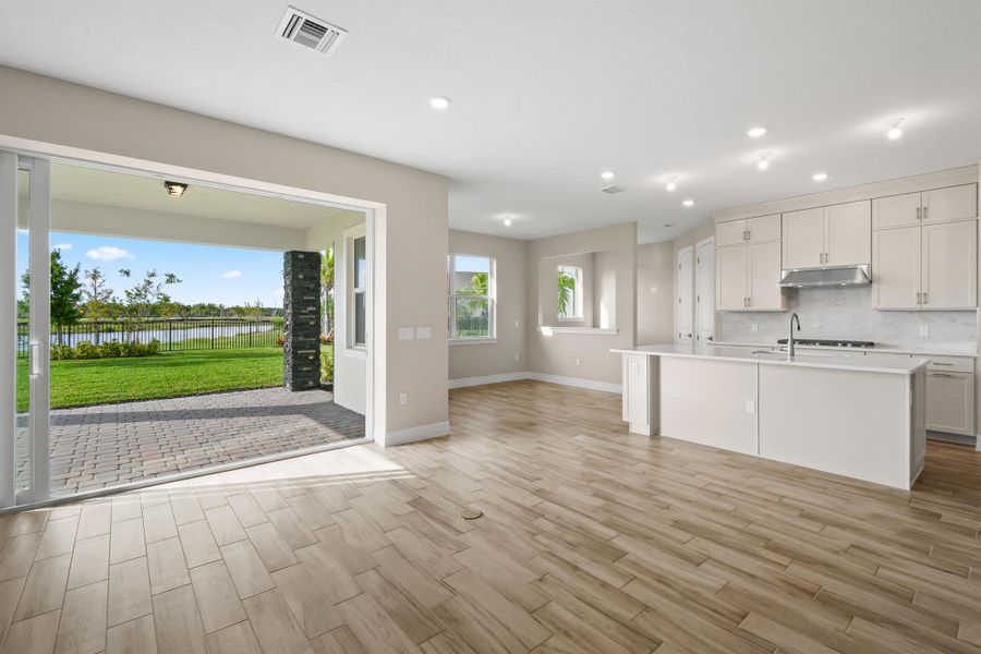 Furnished interior view inside a new home in Avondale at Avenir, Palm Beach Gardens (Image 16).