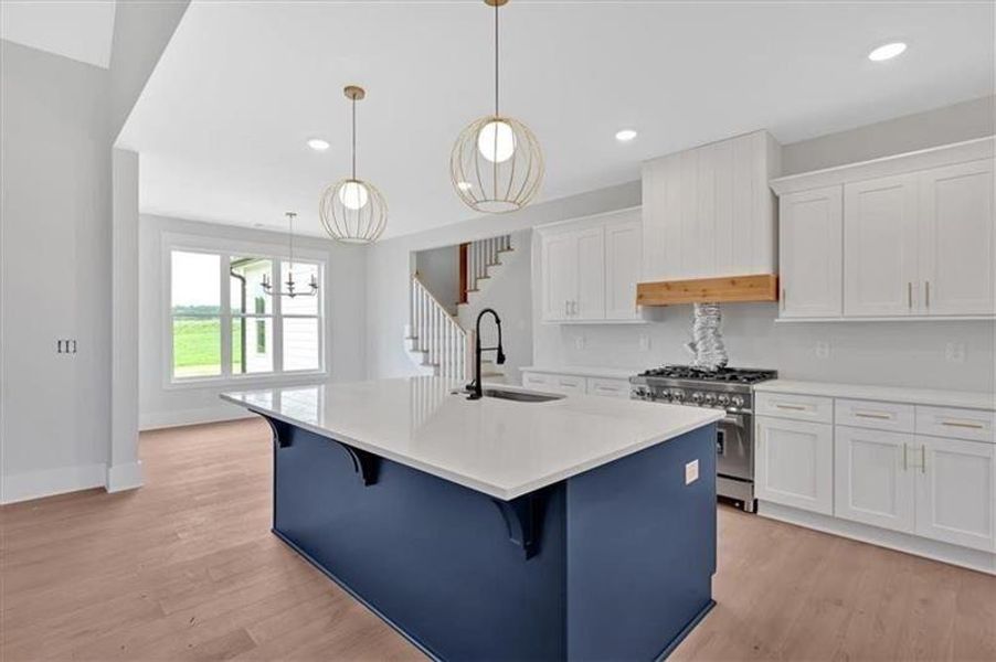 Furnished interior view inside a new home in , Rydal (Image 7).