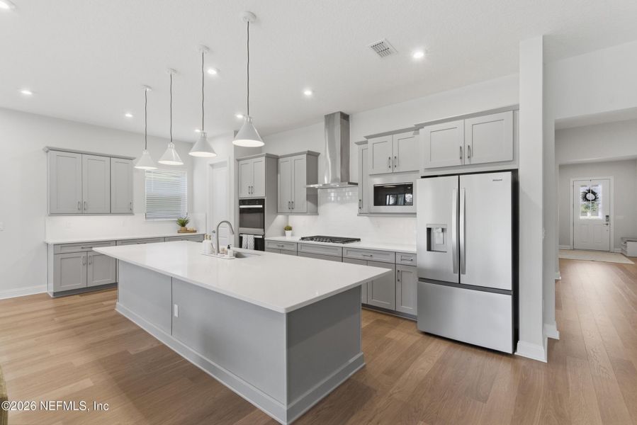 Furnished interior view inside a new home in RiverTown, St. Johns (Image 12).