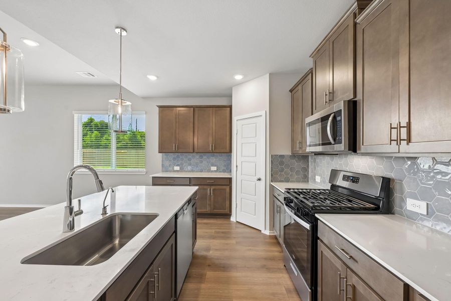 Furnished interior view inside a new home in Heights of Barbers Hill, Baytown (Image 8).