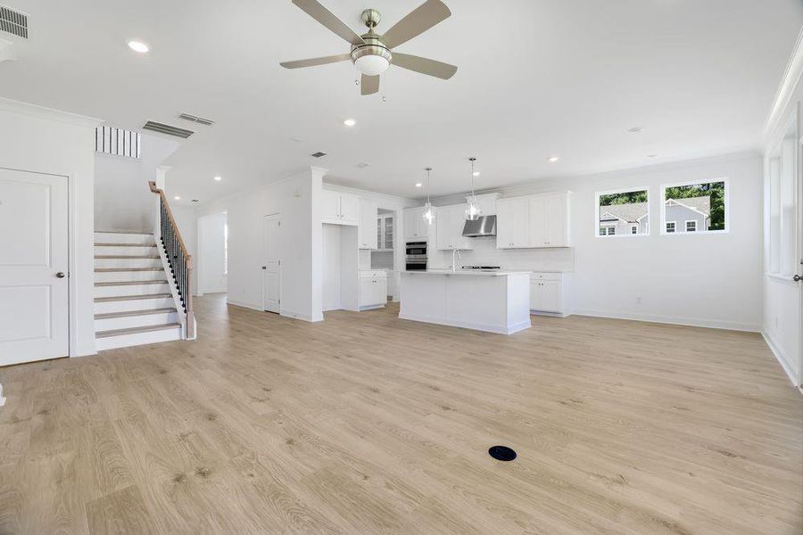 Spacious, unfurnished interior of a new home in Oakmead, Buford (Image 32). Spacious, unfurnished interior of a new home in Oakmead, Buford (Image 32).