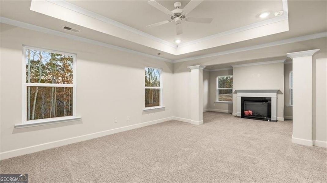 Spacious, unfurnished interior of a new home in Heritage Pointe, Senoia (Image 27). Spacious, unfurnished interior of a new home in Heritage Pointe, Senoia (Image 27).