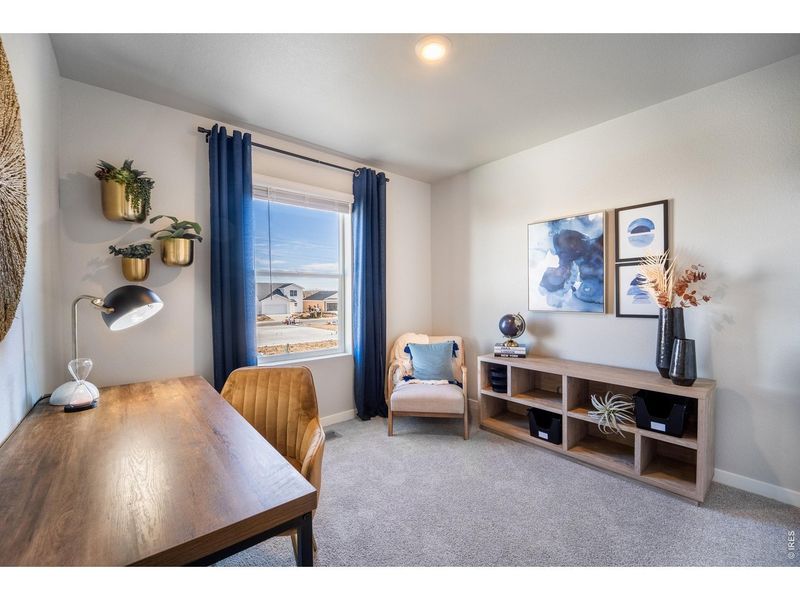 Furnished interior view inside a new home in Liberty Draw, Evans (Image 11).