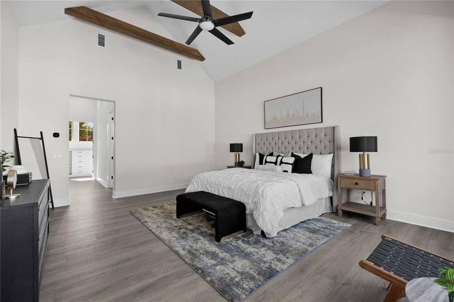 Furnished interior view inside a new home in , Newberry (Image 28).