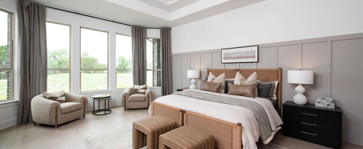 Representative furnished interior of a home built from the Cobe by Ashton Woods in Waldsanger, New Braunfels (Image 4).