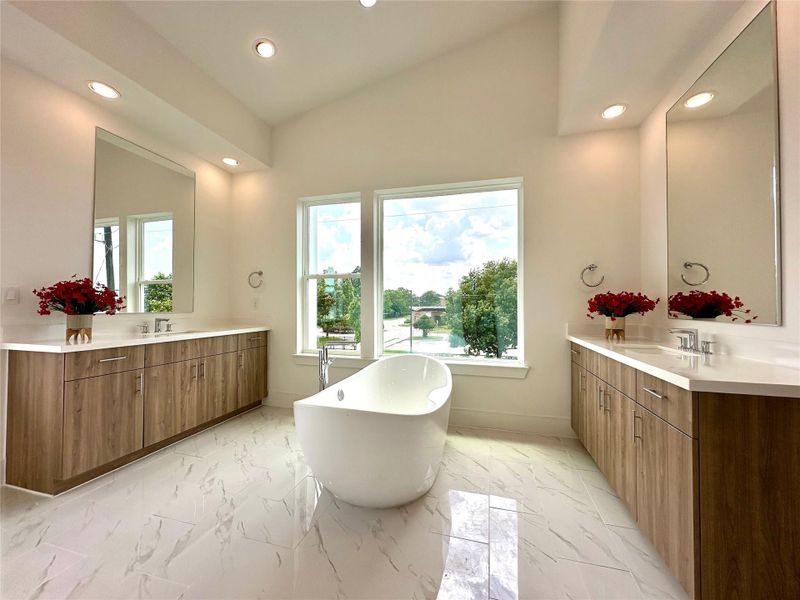 Furnished interior view inside a new home in Avondale, Houston (Image 4). Furnished interior view inside a new home in Avondale, Houston (Image 4).