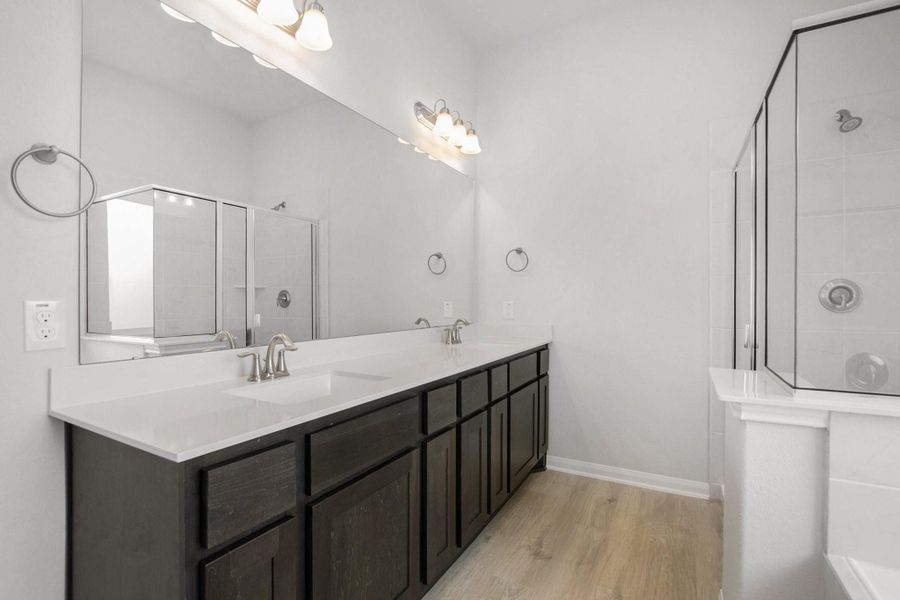 Furnished interior view inside a new home in , Bay City (Image 9). Furnished interior view inside a new home in , Bay City (Image 9).