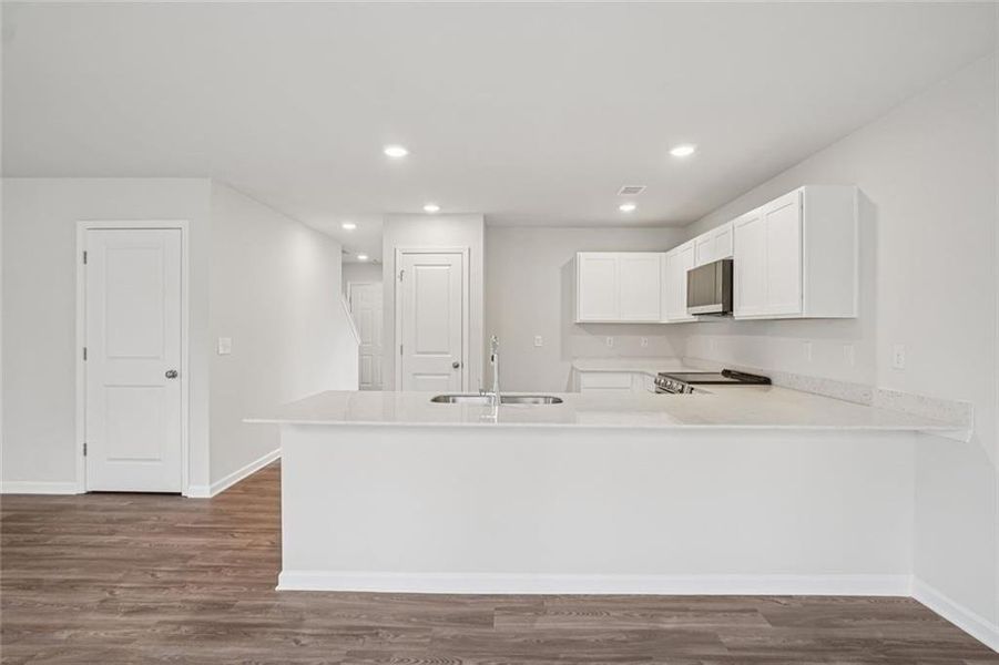 Furnished interior view inside a new home in Liberty Pointe, Villa Rica (Image 4).