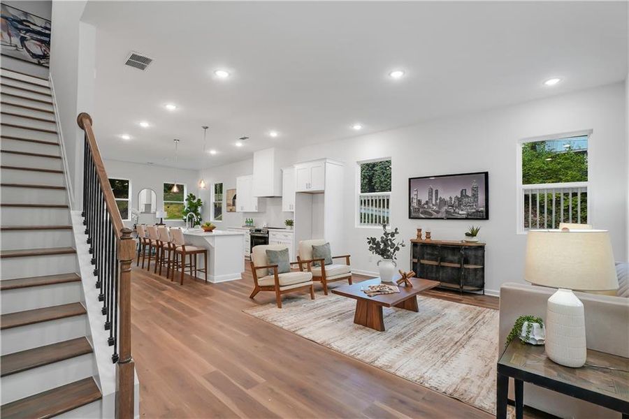 Furnished interior view inside a new home in , Scottdale (Image 9).