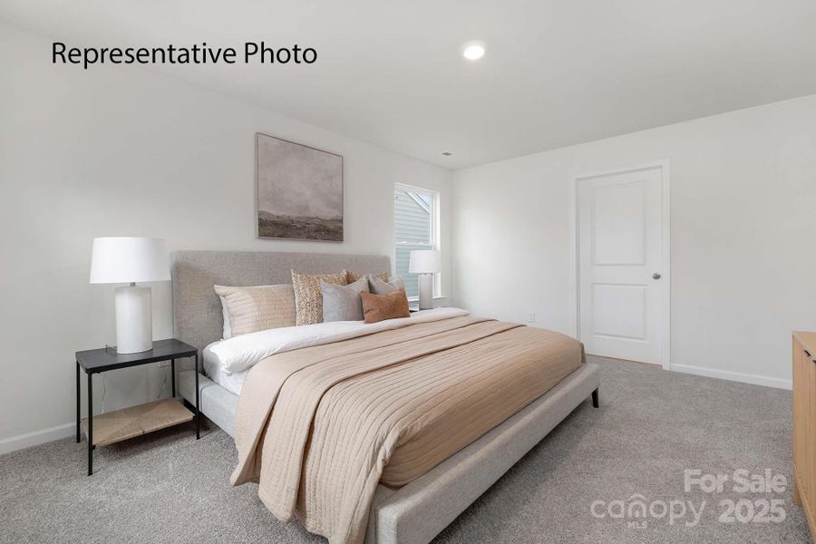 Furnished interior view inside a new home in Falls at Hickory, Hickory (Image 8).