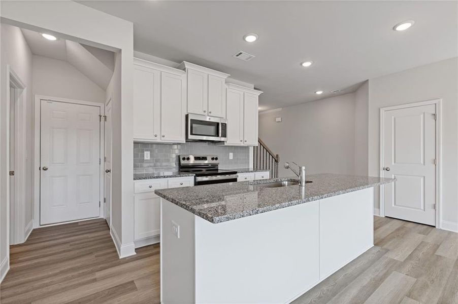 Furnished interior view inside a new home in , Dacula (Image 4).