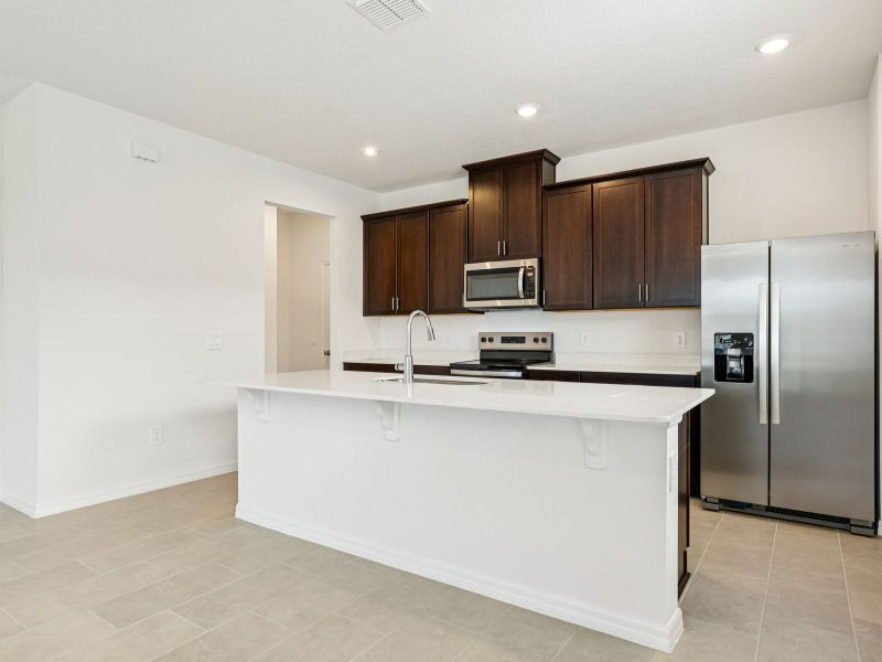 Furnished interior view inside a new home in The Meadow at Crossprairie Bungalows, St. Cloud (Image 3). Furnished interior view inside a new home in The Meadow at Crossprairie Bungalows, St. Cloud (Image 3).