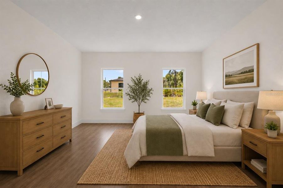 Furnished interior view inside a new home in , Citrus Springs (Image 11).