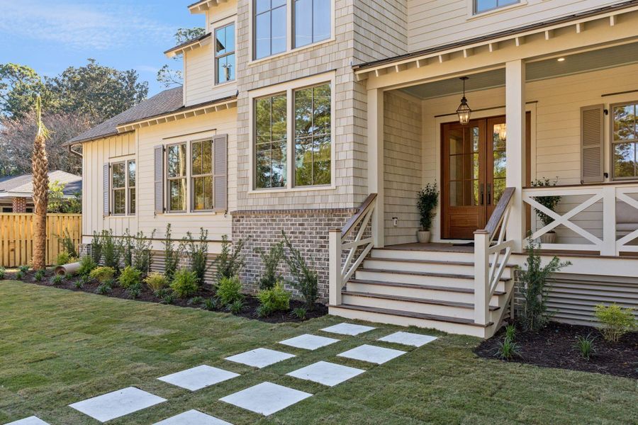 Exterior details and patio area of a home in , Mount Pleasant (Image 4). Exterior details and patio area of a home in , Mount Pleasant (Image 4).