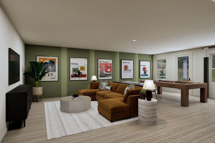 The Gatwick Basement - Optional Gameroom Basement