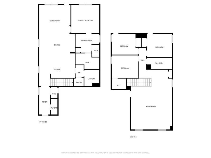 4 bedrooms, 2 bathrooms and over 2,400 square feet of living space.