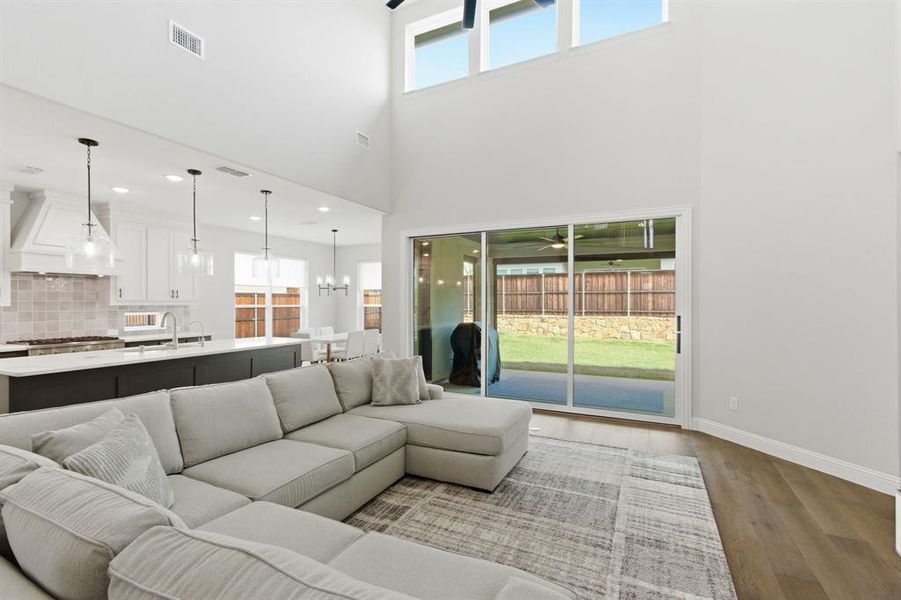Furnished interior view inside a new home in , Copper Canyon (Image 16).
