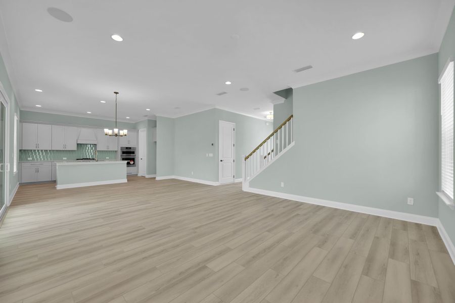 Representative unfurnished interior of a home built from the Crescent by Riverside Homes in Mariposa at EverRange, Jacksonville (Image 29).