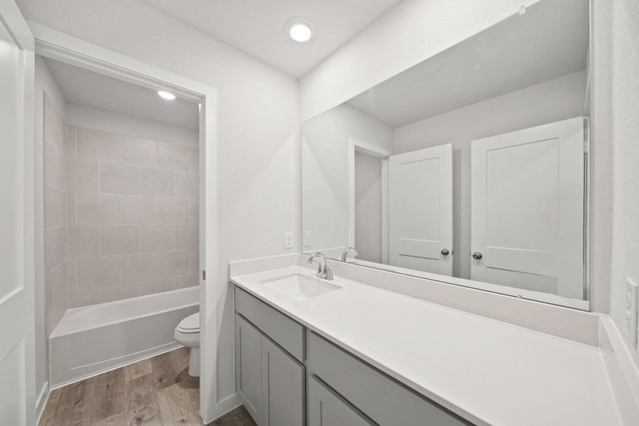 Furnished interior view inside a new home in Reveille Estates, Bryan (Image 3). Furnished interior view inside a new home in Reveille Estates, Bryan (Image 3).