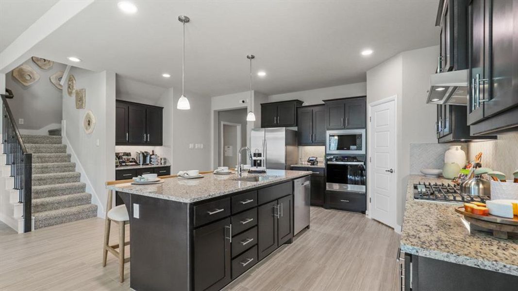 Furnished interior view inside a new home in Treeline, Justin (Image 29).