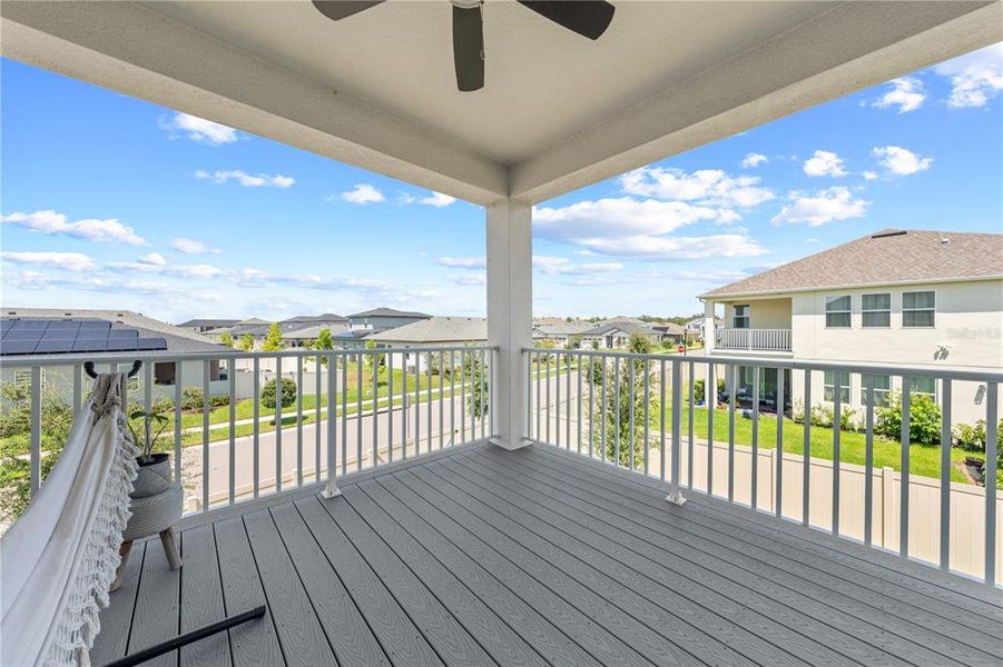 Exterior details and patio area of a home in Eden at Crossprairie, St. Cloud (Image 26).