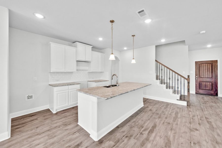 Furnished interior view inside a new home in Summerwood, Red Oak (Image 9). Furnished interior view inside a new home in Summerwood, Red Oak (Image 9).
