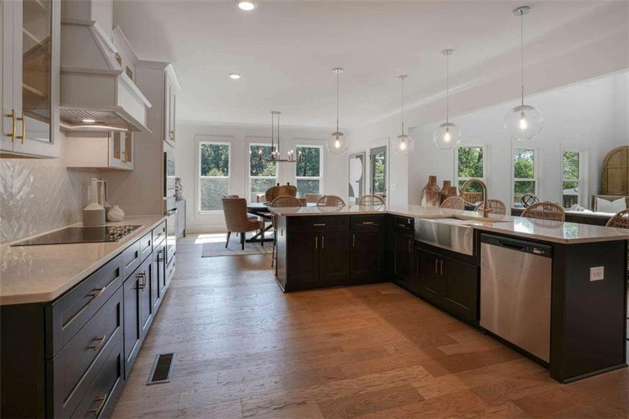 Furnished interior view inside a new home in Steeplechase, Hoschton (Image 33).