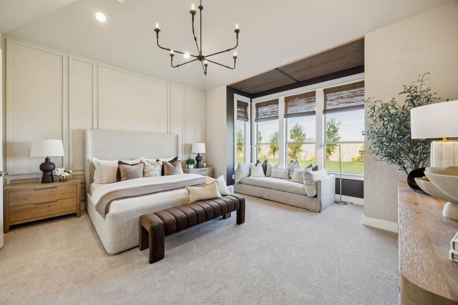 Furnished interior view inside a new home in Ryehill, Sugar Land (Image 8).