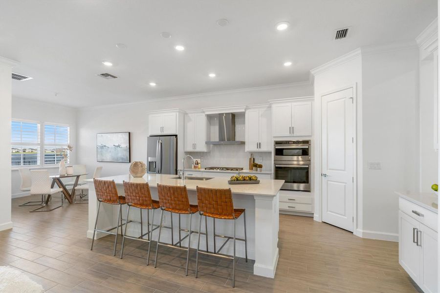 Furnished interior view inside a new home in , The Acreage (Image 33). Furnished interior view inside a new home in , The Acreage (Image 33).