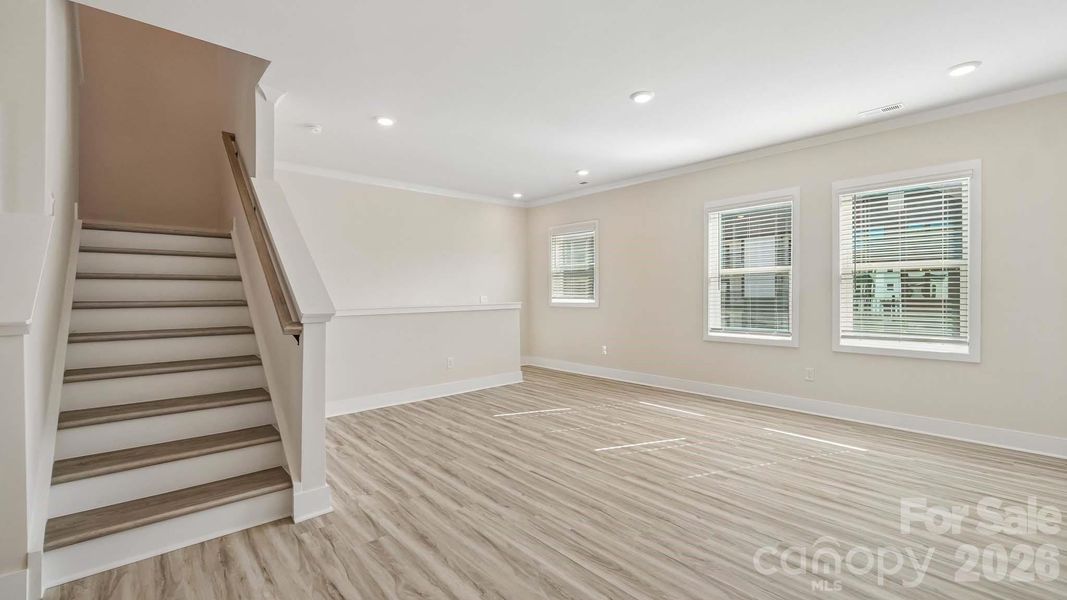 Spacious, unfurnished interior of a new home in The Townes at Lake Norman, Mooresville (Image 27).