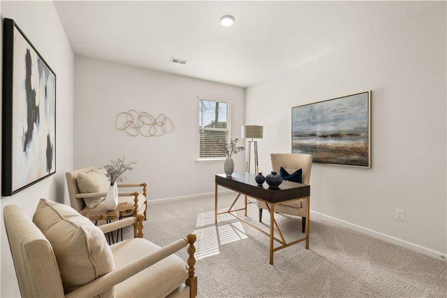 Furnished interior view inside a new home in Alcovy Village, Lawrenceville (Image 66).