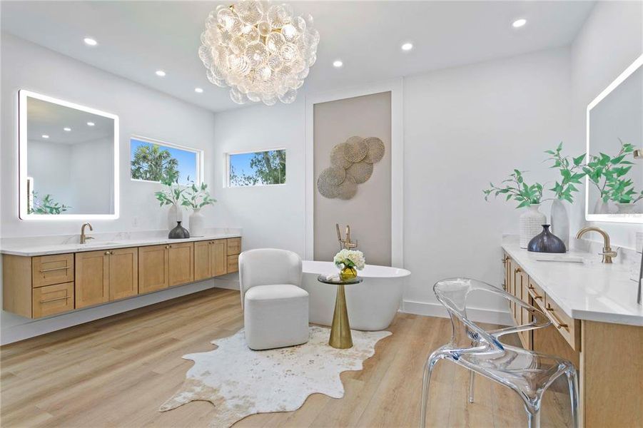 Furnished interior view inside a new home in , Lutz (Image 36).