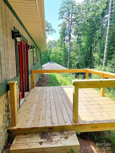 Exterior details and patio area of a home in , Hendersonville (Image 17).