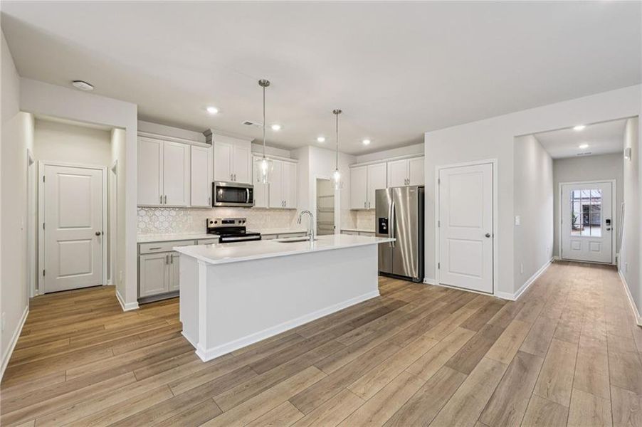 Furnished interior view inside a new home in Hawthorne Station, College Park (Image 5). Furnished interior view inside a new home in Hawthorne Station, College Park (Image 5).