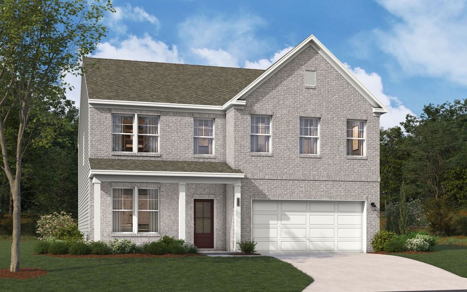 Representative exterior photo of a completed home built from the The Kershaw by Stanley Martin Homes in Riverside Ridge, Lawrenceville, GA (Image 74).
