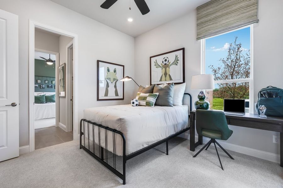 Representative furnished interior of a home built from the Courtney by Taylor Morrison in The Ranch at Uptown Celina, Celina (Image 22).