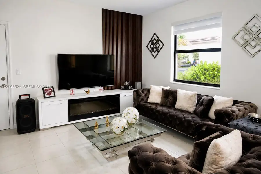 Furnished interior view inside a new home in , Miami (Image 3). Furnished interior view inside a new home in , Miami (Image 3).