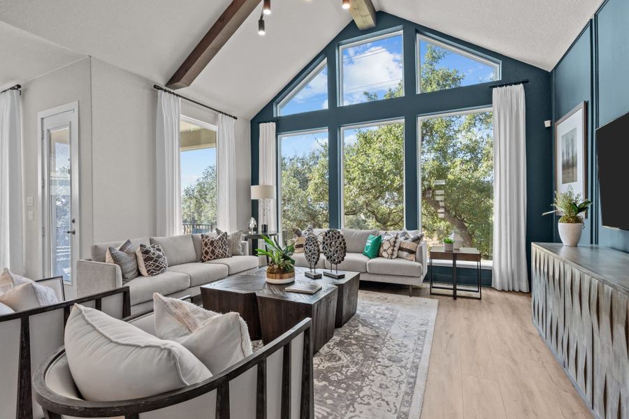 Furnished interior view inside a new home in Esperanza, Boerne (Image 3).