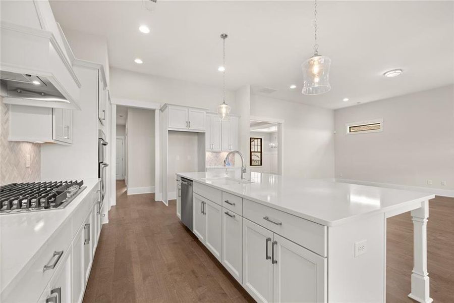 Furnished interior view inside a new home in Soleil Summit Chase, Snellville (Image 8).