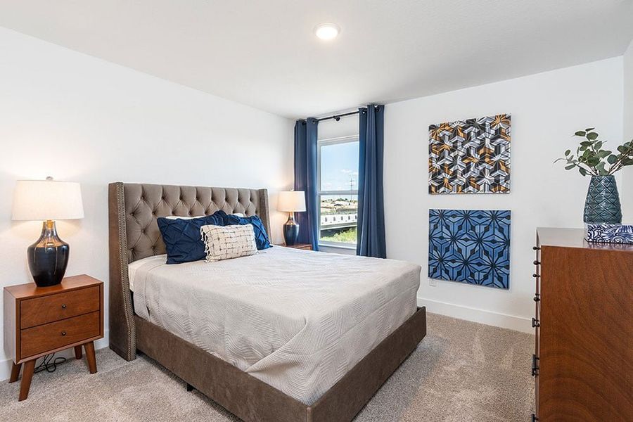 Representative furnished interior of a home built from the Trinity by Taylor Morrison in Emory Crossing 50s, Hutto (Image 16). Representative furnished interior of a home built from the Trinity by Taylor Morrison in Emory Crossing 50s, Hutto (Image 16).