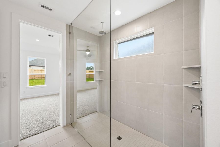Furnished interior view inside a new home in Hills of Westlake, Conroe (Image 12).