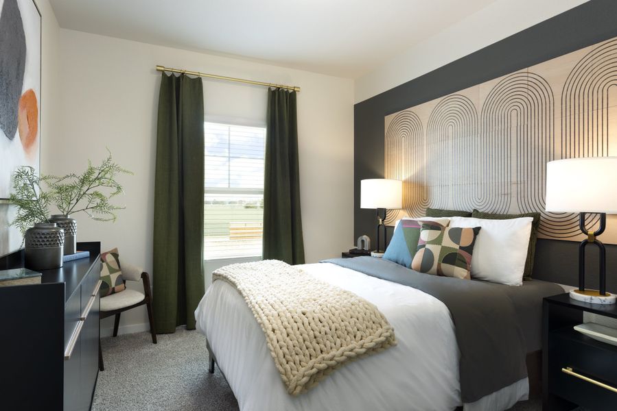 Furnished interior view inside a new home in Parkway Commons - City Series, Missouri City (Image 7).