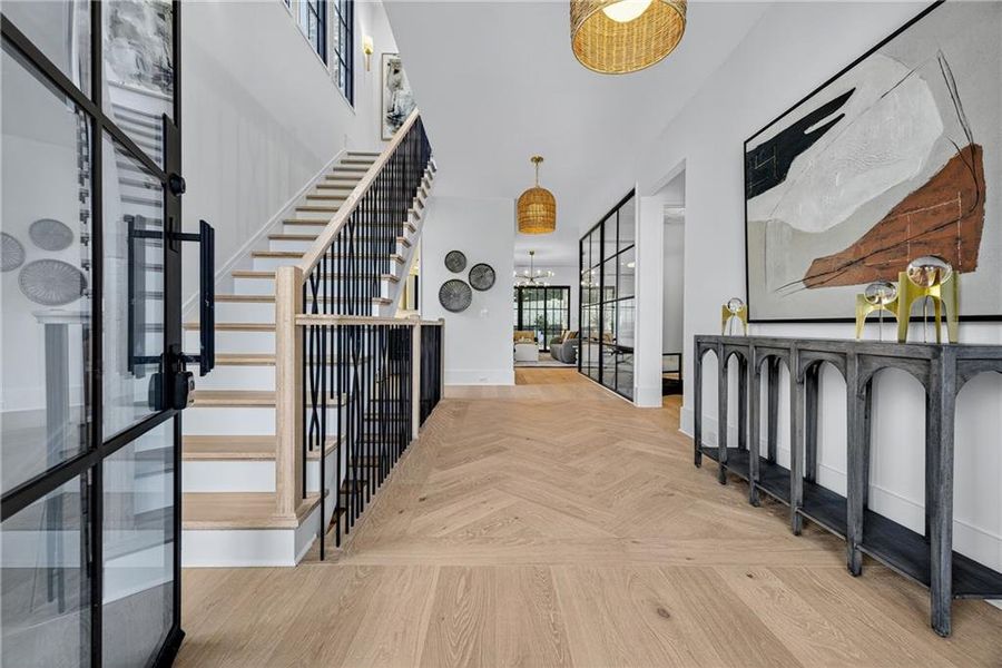 Furnished interior view inside a new home in , Atlanta (Image 14).