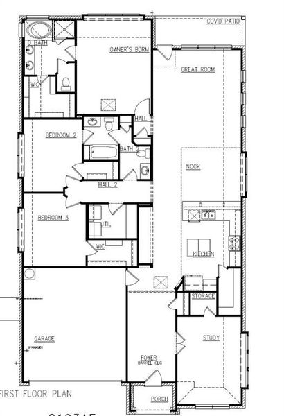 2D floor plan layout of this home in , Venus, TX (Image 5).
